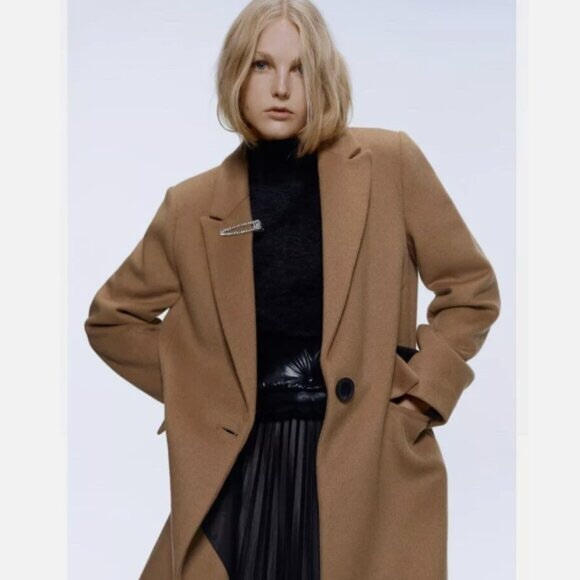 Zara Classic Tan Women's Coat Size XS - Picture 2 of 9